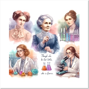 Pioneering Woman Scientist - Fierce Inspiration Posters and Art